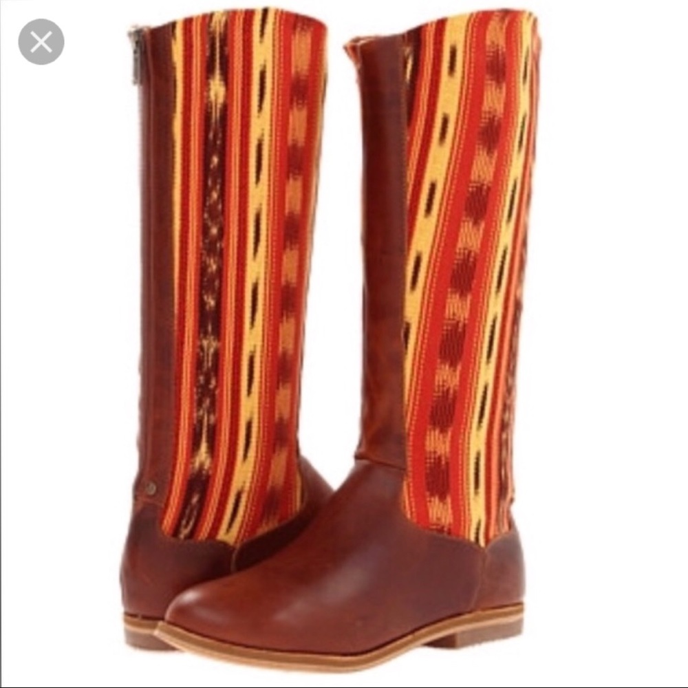 Reef Santa Marts Tall Boots In Tobbaco